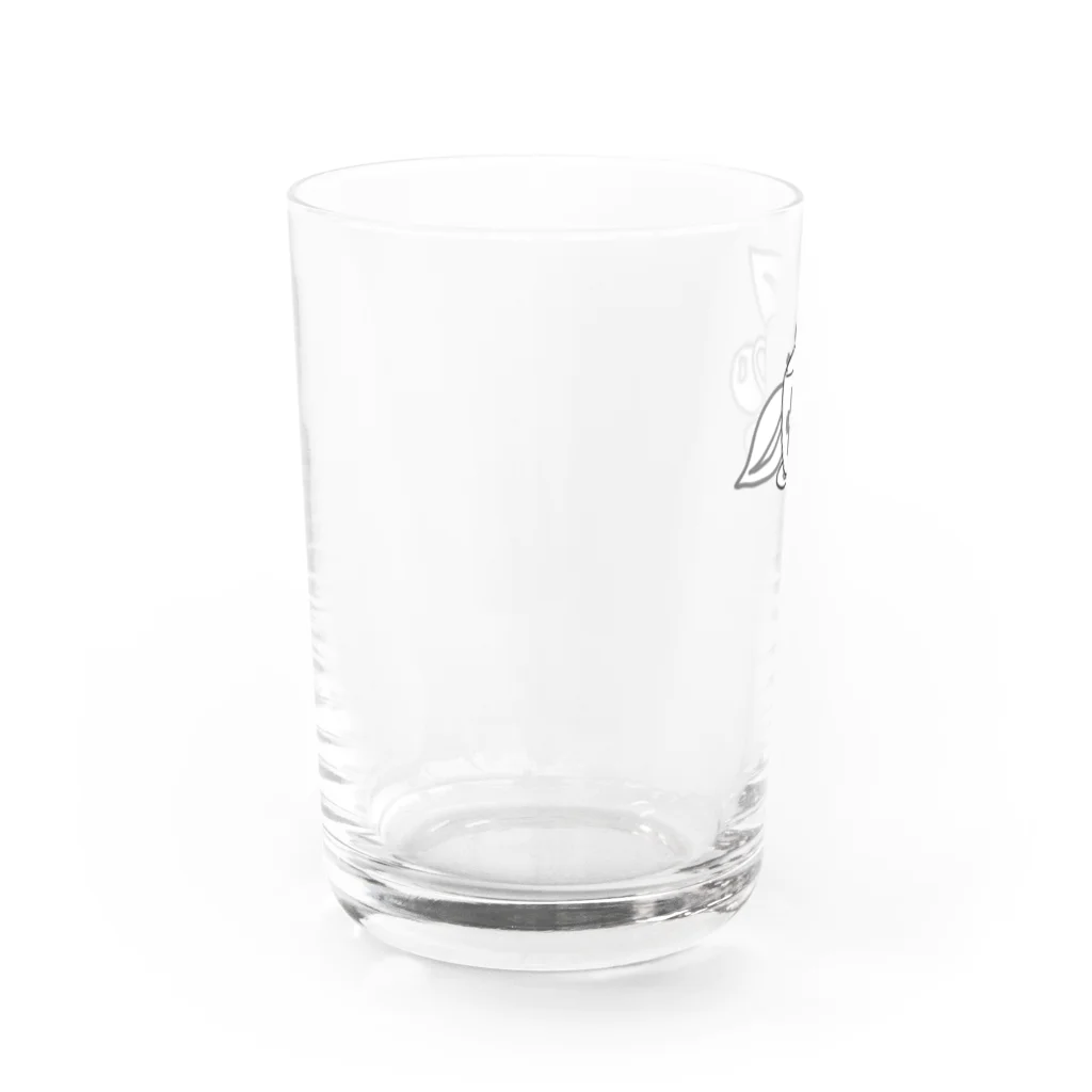 或斗/Arutoのかっぷロゴ Water Glass :left