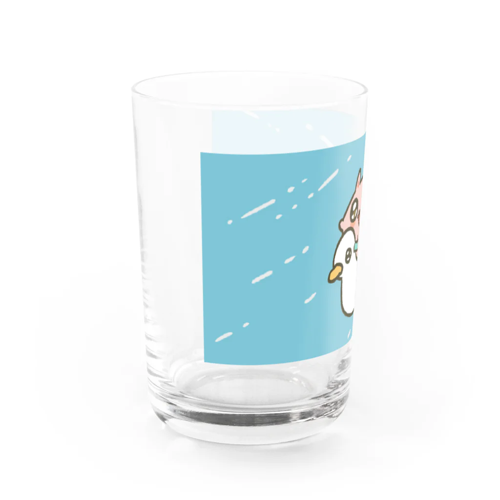 うににの森のうにに　～おまる～ Water Glass :left