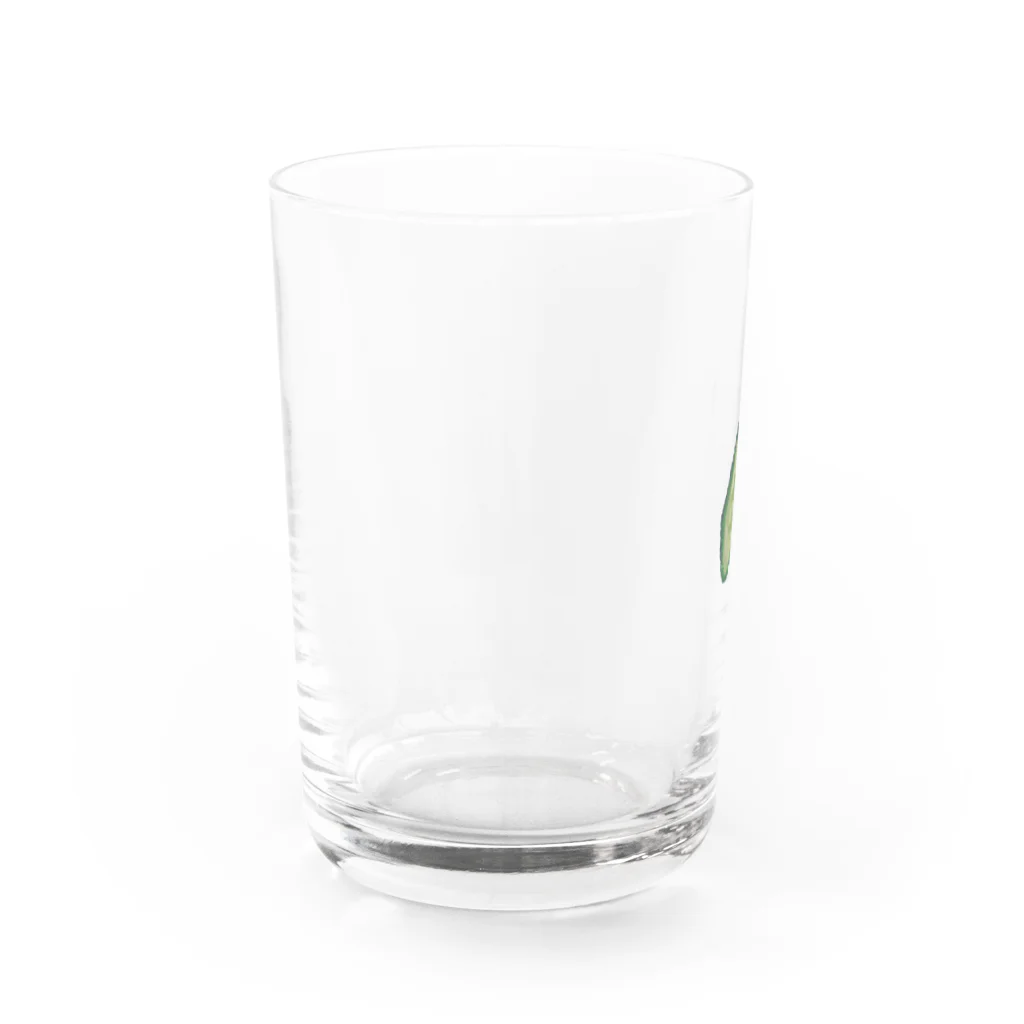 よく寝た星人 𝑃 _(halsuke ©︎)のキュウリの浅漬け Water Glass :left