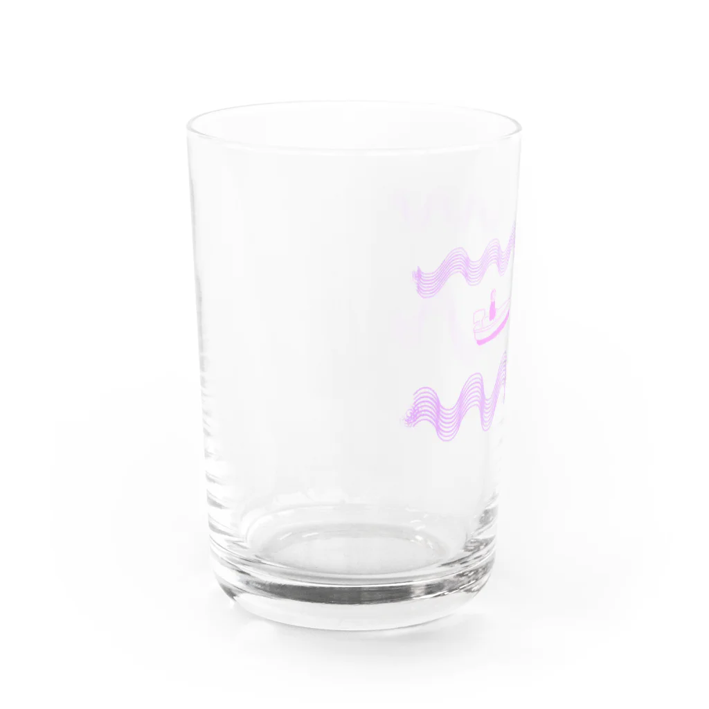 犬吠え商店の波波ボート(あはれな鳥) Water Glass :left