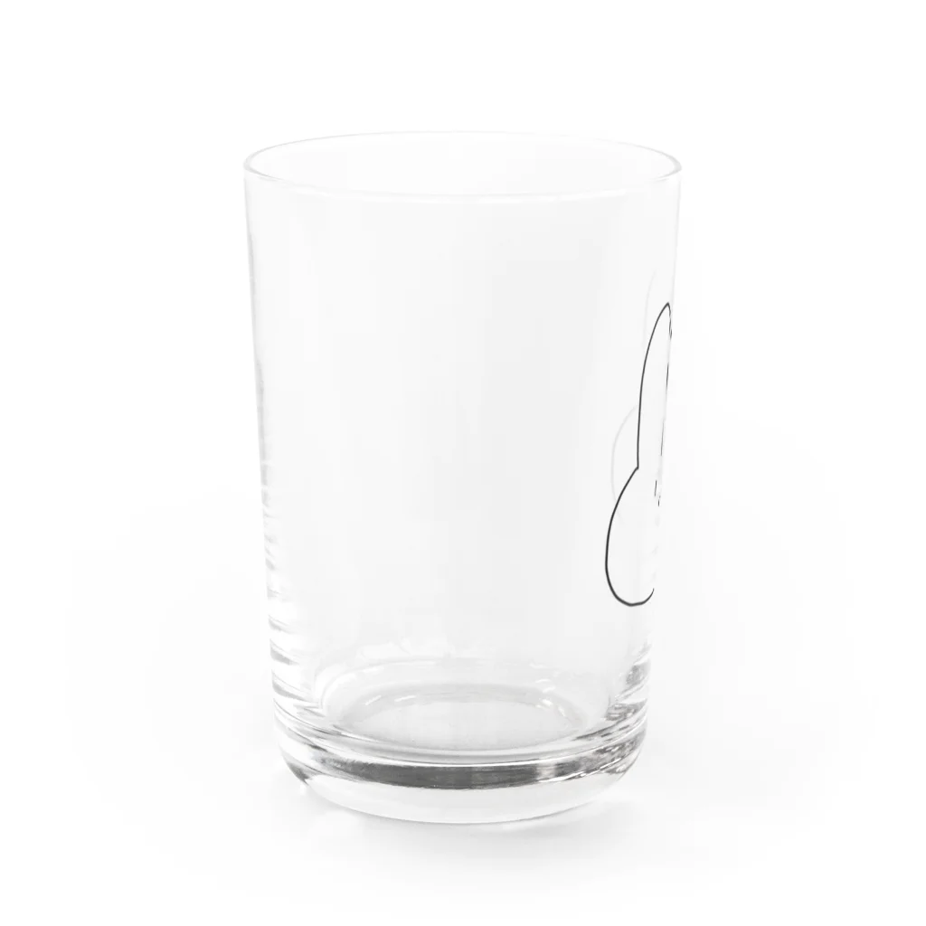 にじゅうよんDのうさぎ Water Glass :left