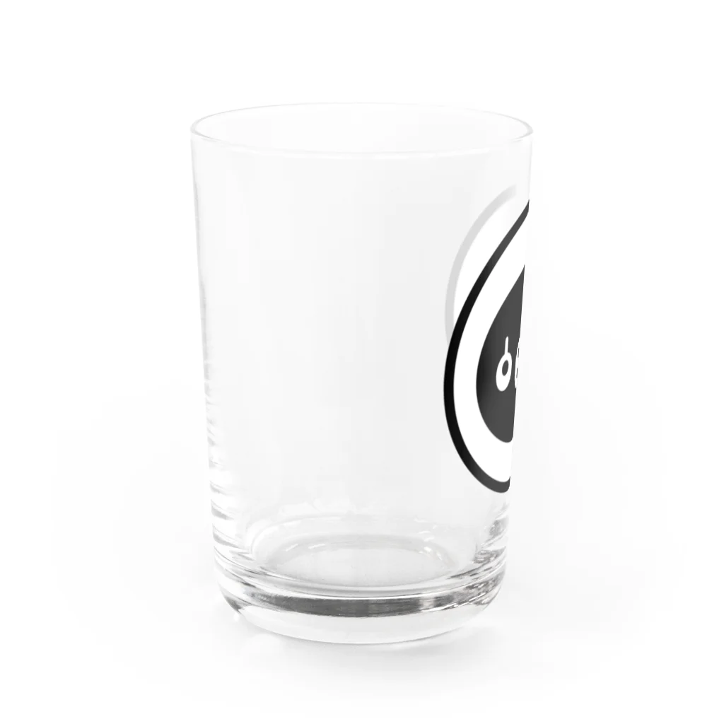 秘密結社(ㆁөㆁ)青い鳥の唯我独尊丸…家紋シリーズ Water Glass :left