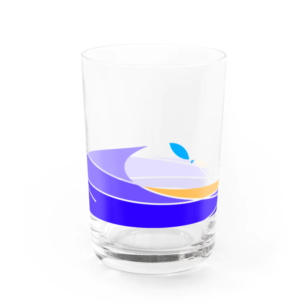 Shake9の海と船と魚 Water Glass :left