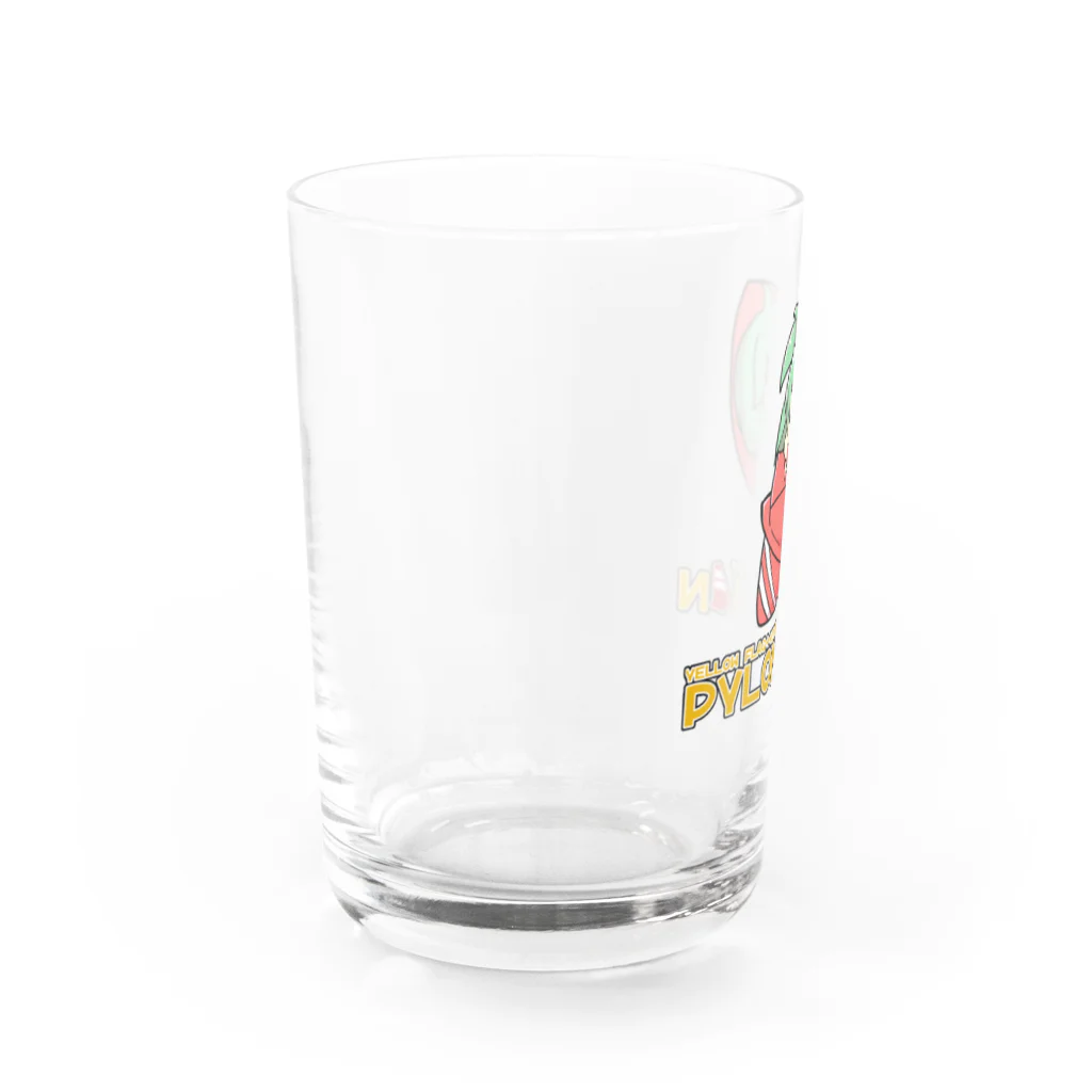 パイロンちゃんちの爆誕パイロンちゃん Water Glass :left