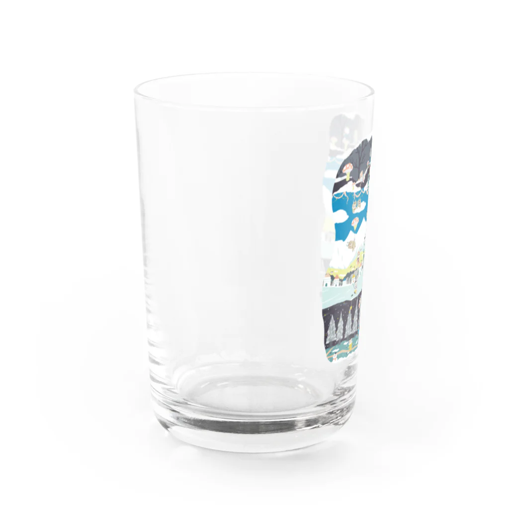 wokasinaiwoのスコホ雪山 Water Glass :left