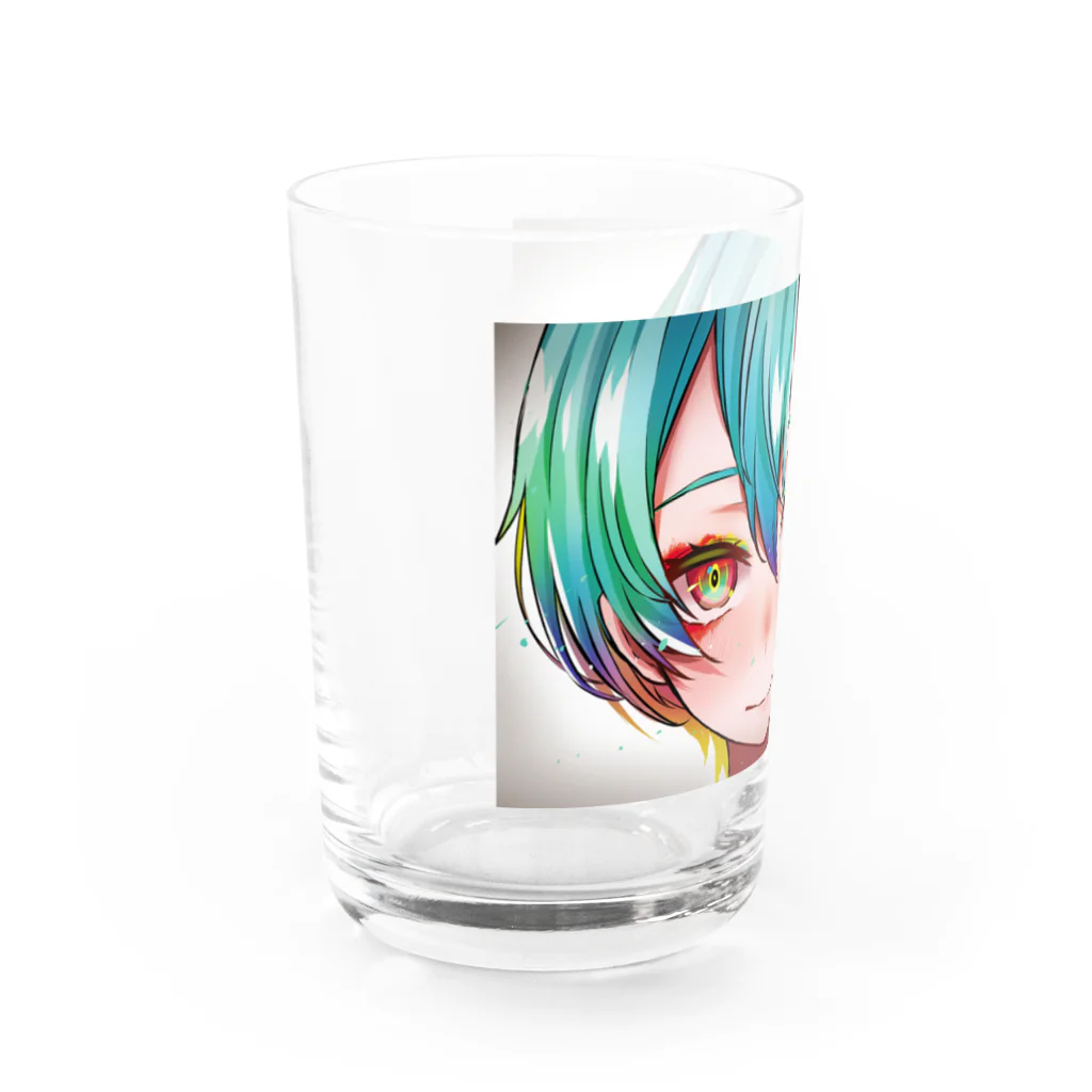 カメレオン ～Chameleon～の目の輝き Water Glass :left