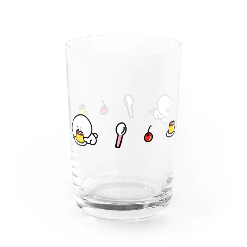 こめこのプリン Water Glass :left