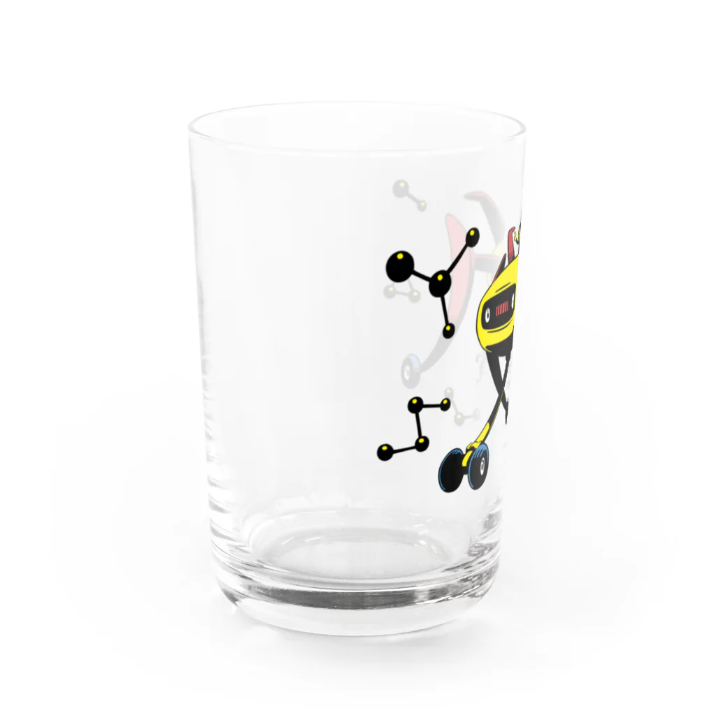 クリハラタカシの隊長と科学忍者くん Water Glass :left