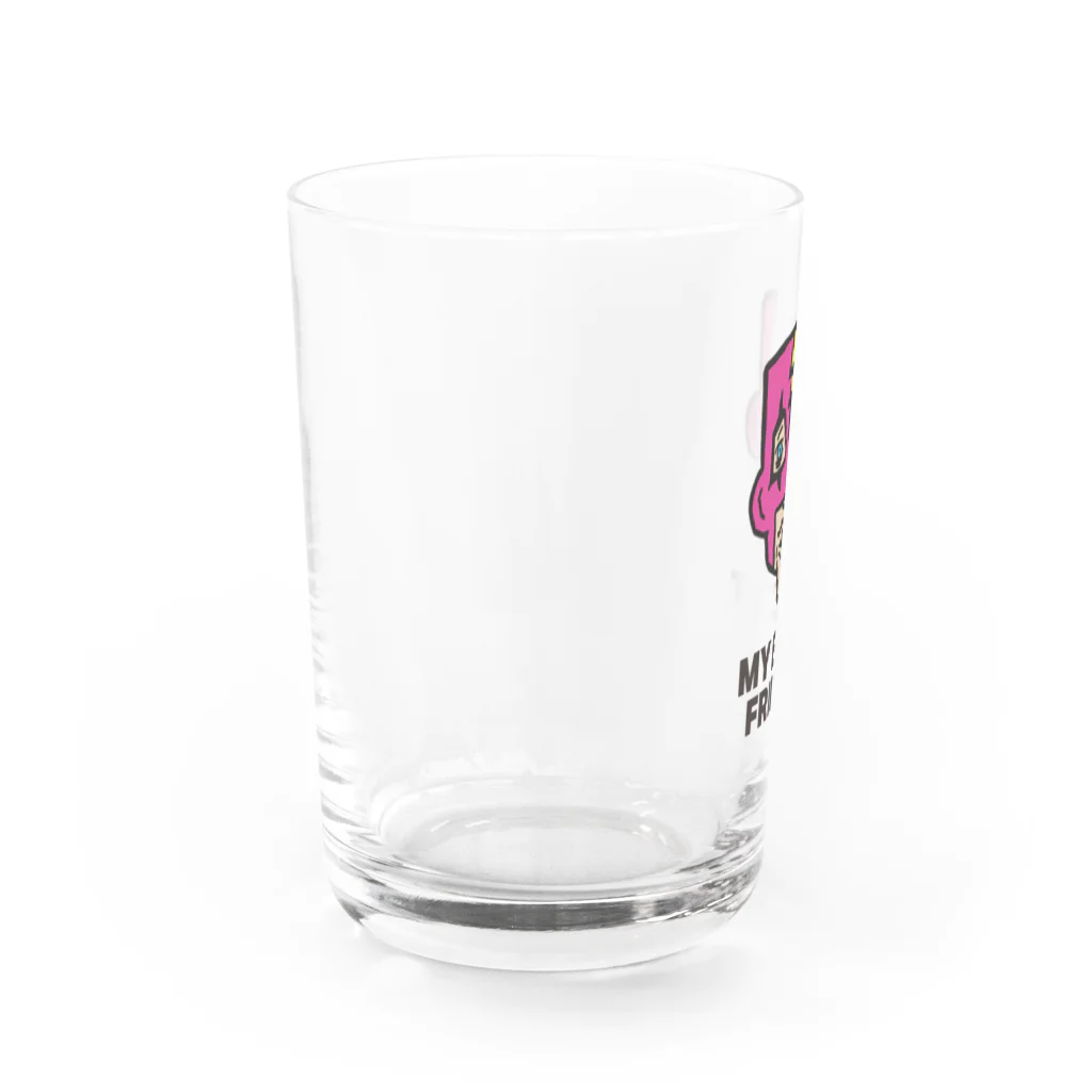 MASUKINGのフレンド　ライデンくん Water Glass :left