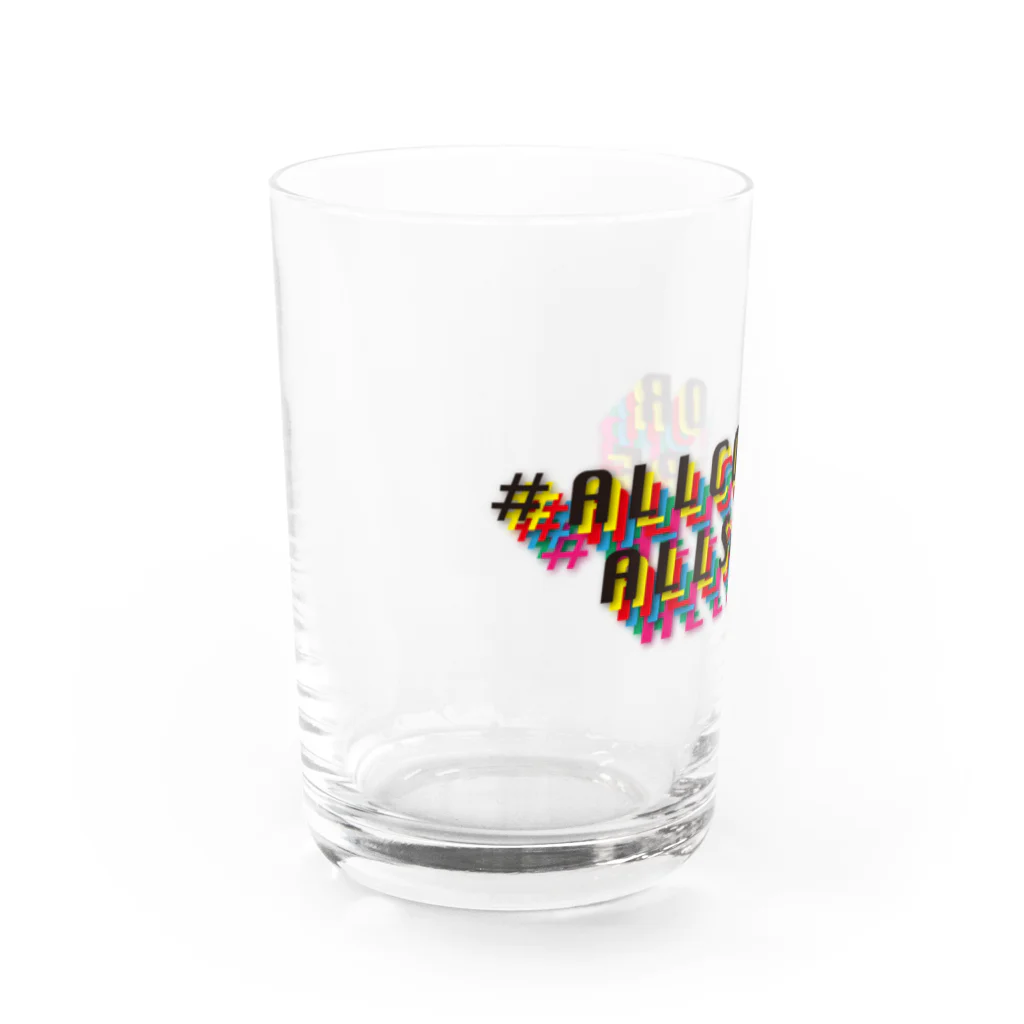 ALLCOLORーALLSHAPEのブランドロゴ!001 Water Glass :left