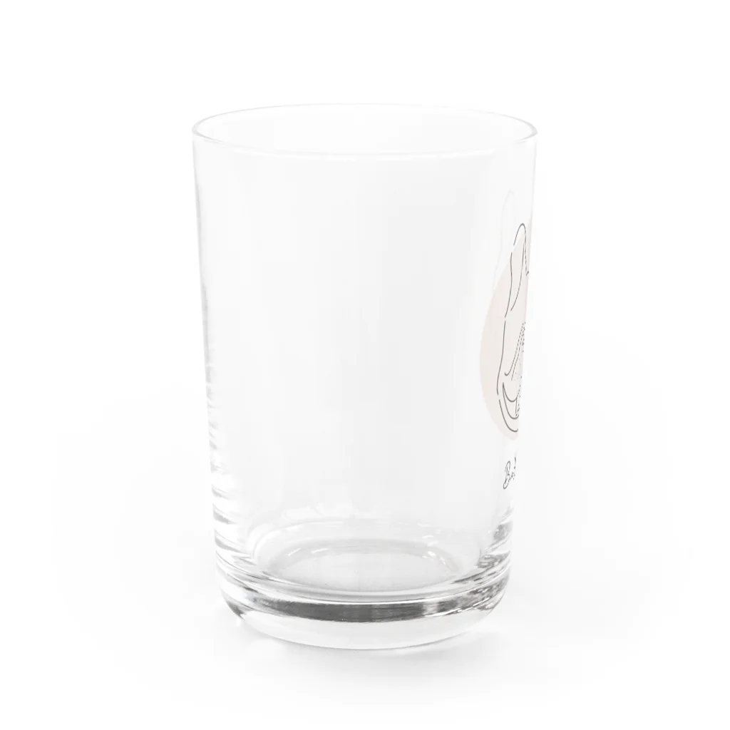 & dog.のフレンチブルドッグ Water Glass :left