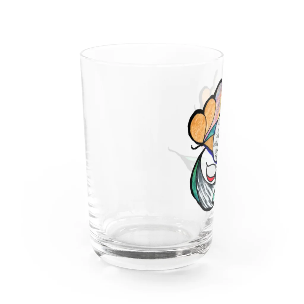 kaluのトンネルのナガレさん Water Glass :left