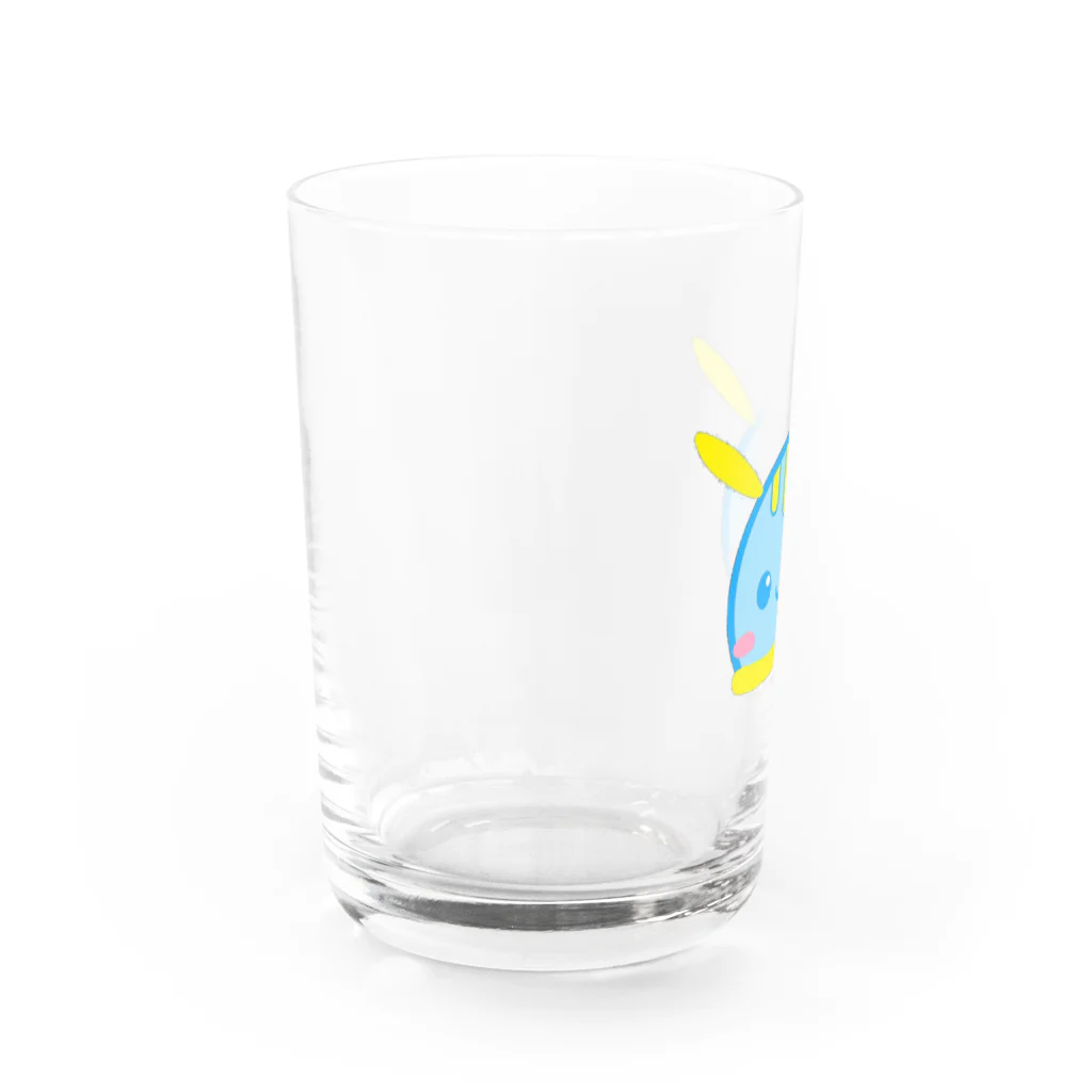 アオウミウシのあーちゃんのアオウミウシのあーちゃん Water Glass :left