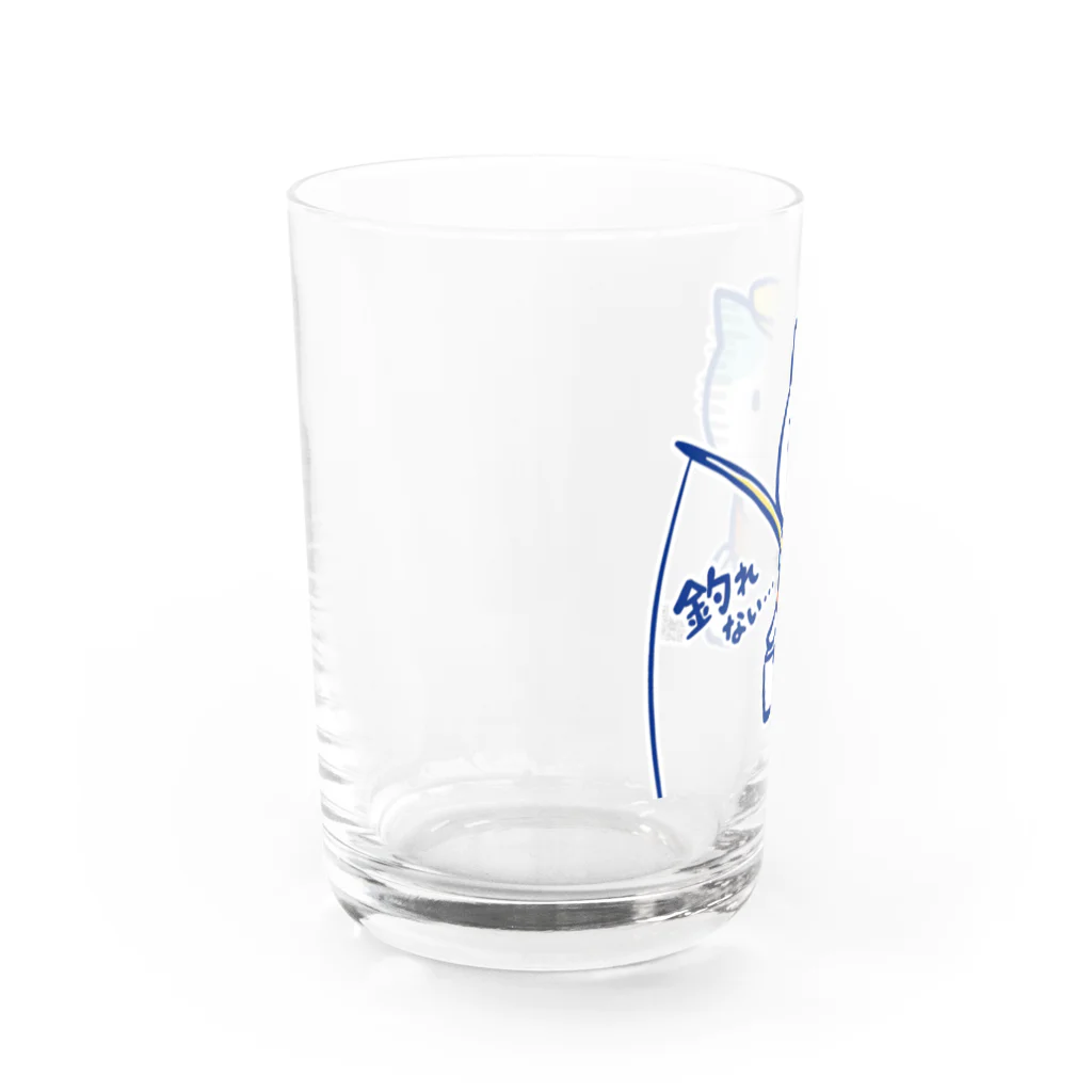 釣れない猫のsuzuriのお店の釣れない猫のグッズ Water Glass :left