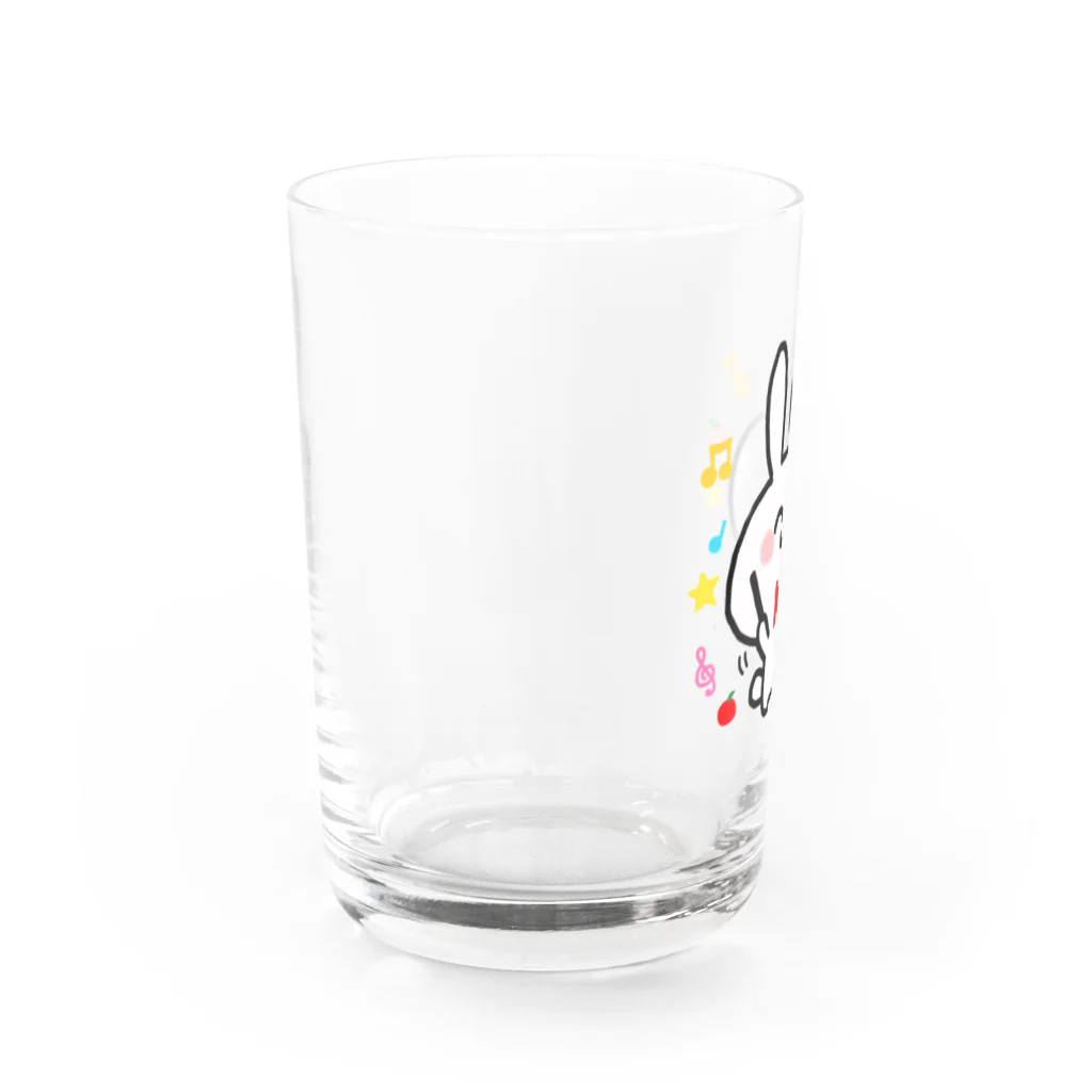 makichan-momoRabbiのももらび Water Glass :left