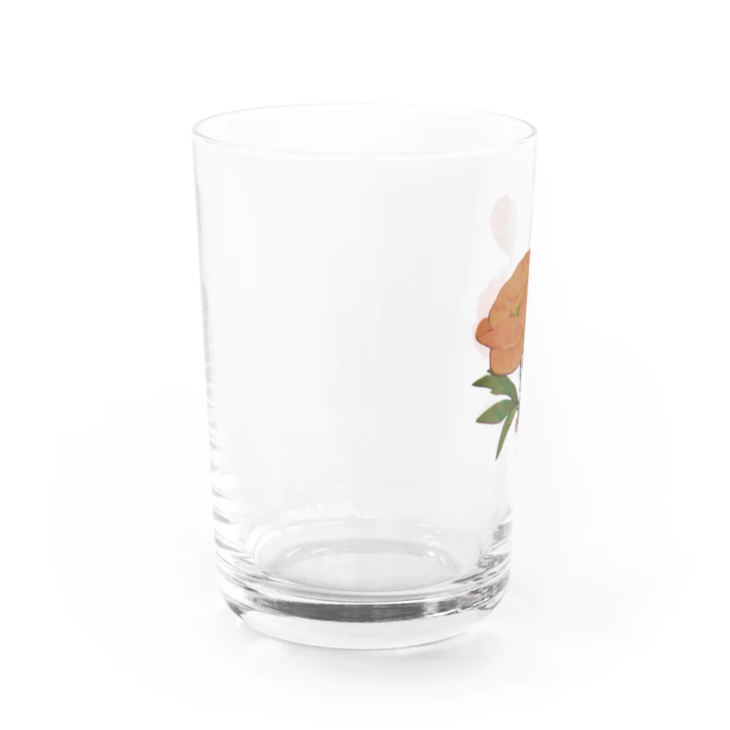 お手紙届きました。のFlower Water Glass :left