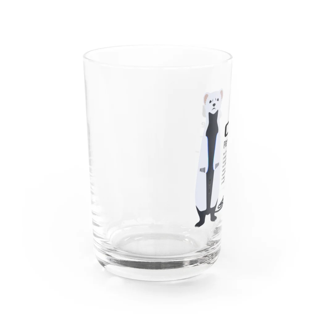 EASEのOKJ Play with Ermine Water Glass :left