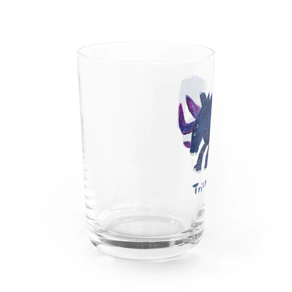 長崎真悟のトリケラトプス Water Glass :left