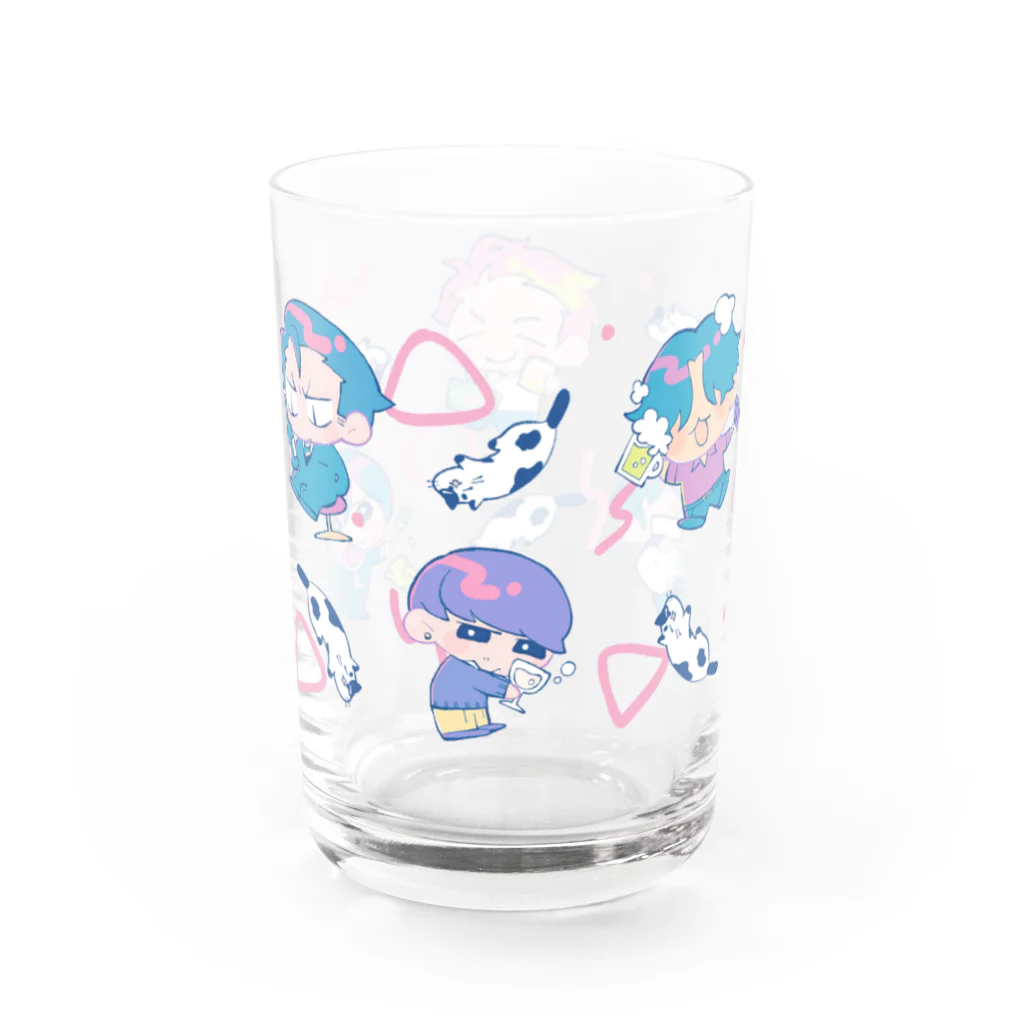 🍵ﾌﾟのおさけのみのみ Water Glass :left