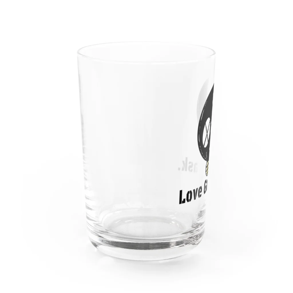 megahoyのLove Gasmask. Water Glass :left