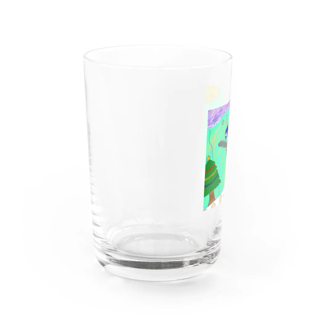 わかかのクリスマスの夢の少女 Water Glass :left