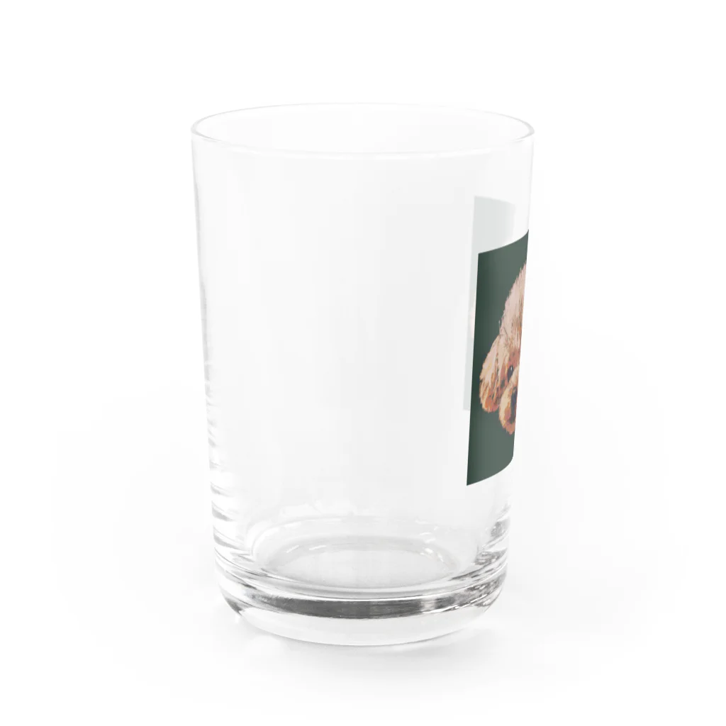 rilybiiのトイプードル Water Glass :left