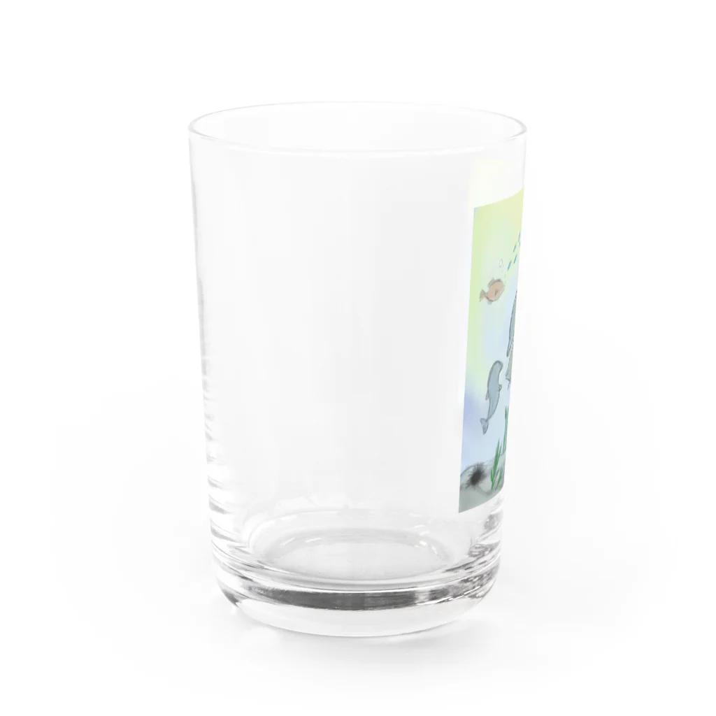 わかかのうみのなか Water Glass :left