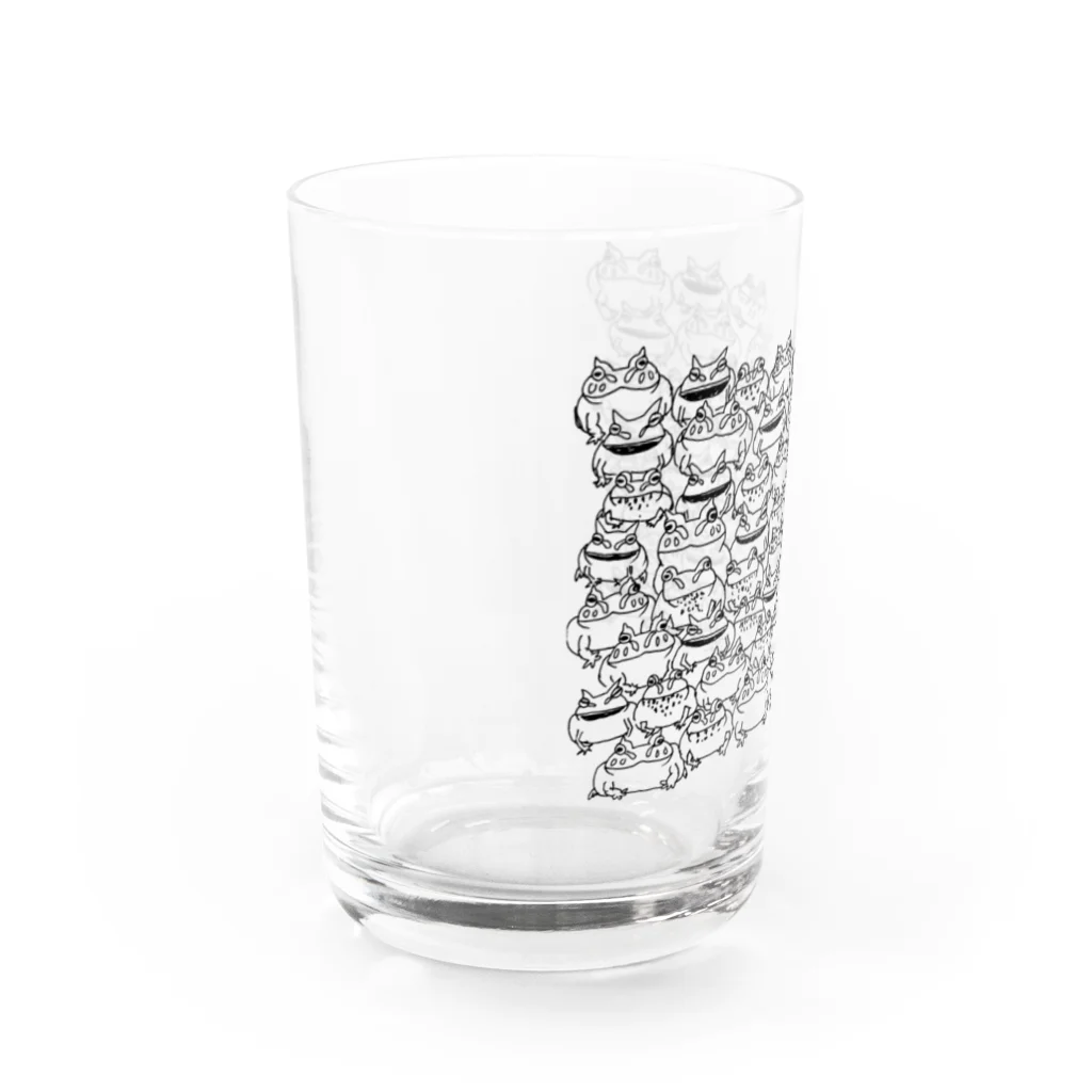 かえるはるきのこ（RURUKO)のもっとカエル！ Water Glass :left