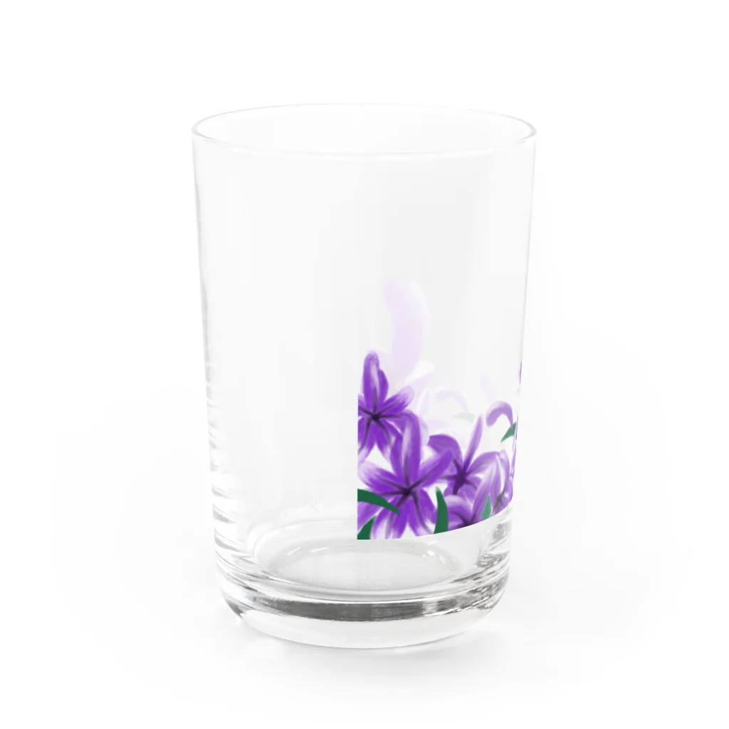 020worldの華々しい花々 Water Glass :left