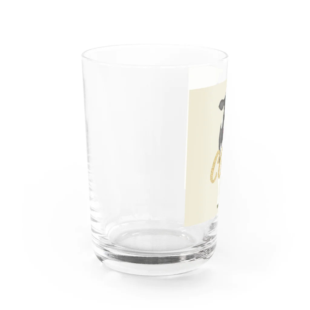 qunqunの2021「牛」 グラス左面