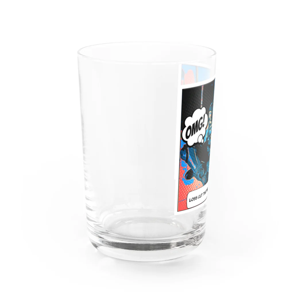 NAO a.k.a 睡魔のやけ酒したくなる損切り Water Glass :left