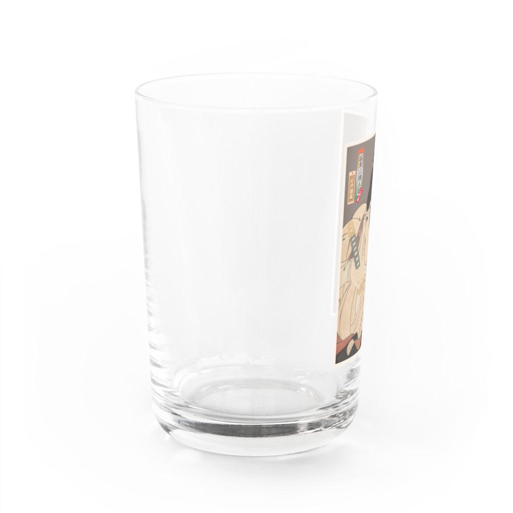 Rigelの二代目坂東三津五郎の石井源蔵 Water Glass :left