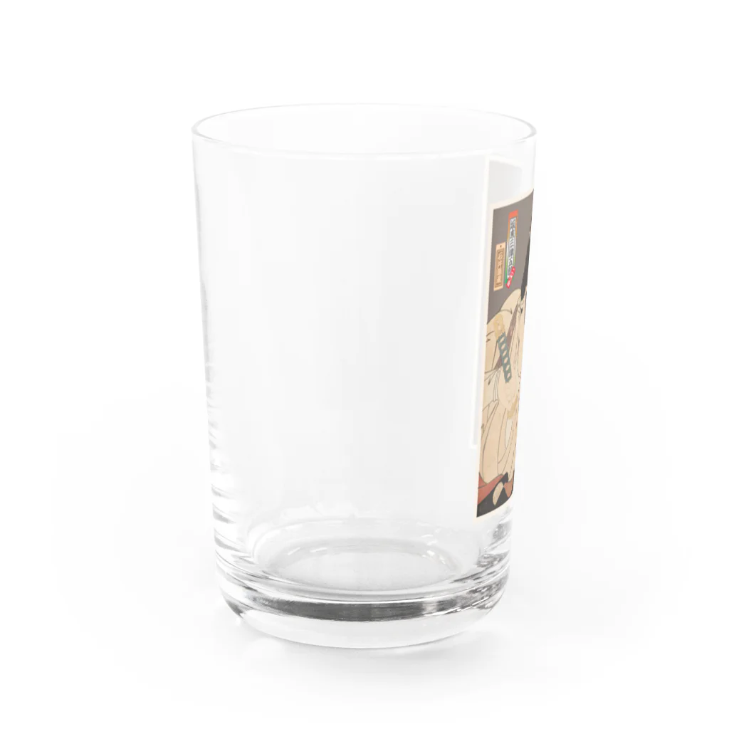 Rigelの二代目坂東三津五郎の石井源蔵 Water Glass :left
