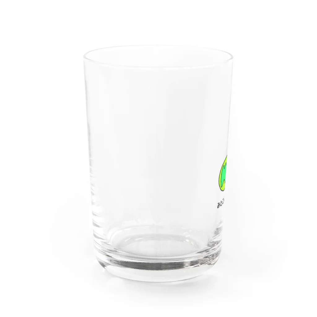 ピック部長のみとこんどりあ Water Glass :left