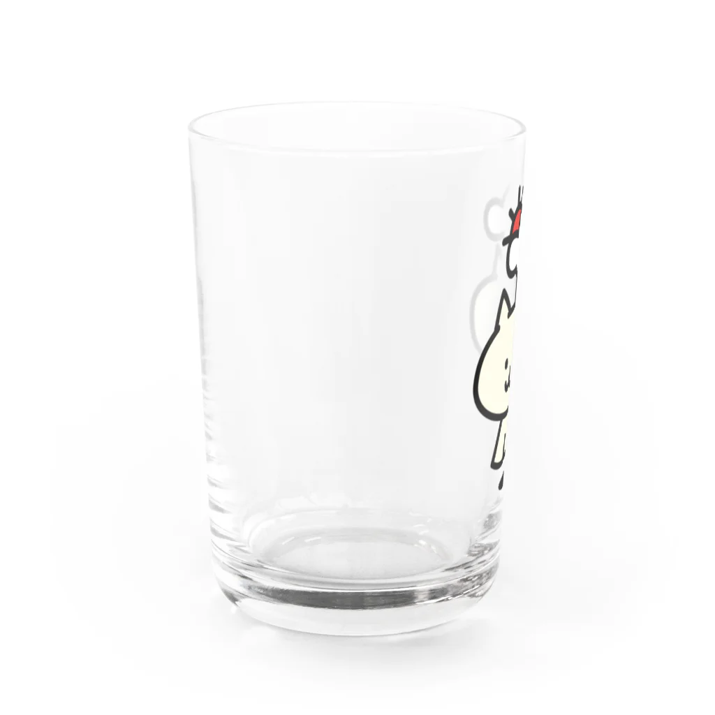 頭痛ーるズのてるてるネコ　通常 Water Glass :left