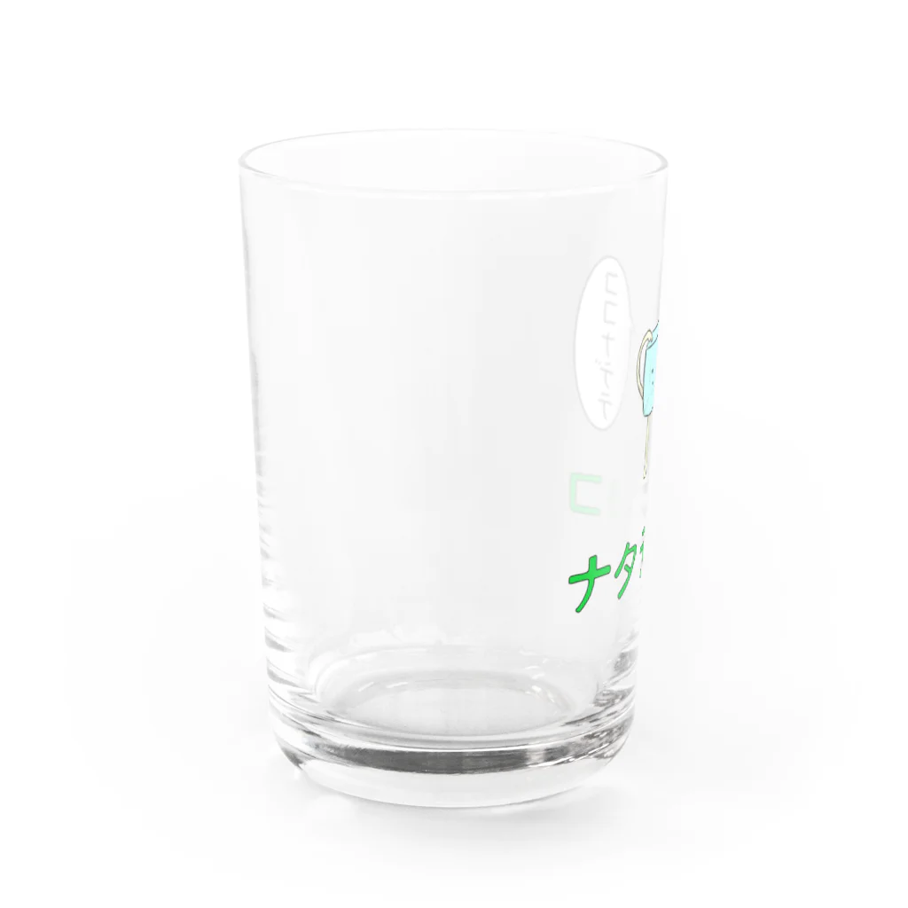 さかぐち商店の撫でられたいナタデココ Water Glass :left