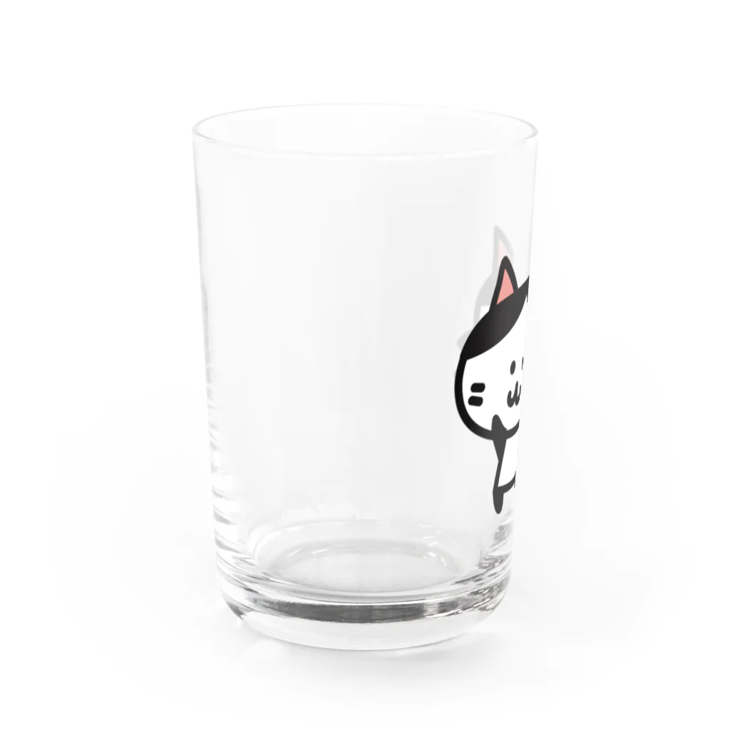 頭痛ーるズのマロ（わーい） Water Glass :left