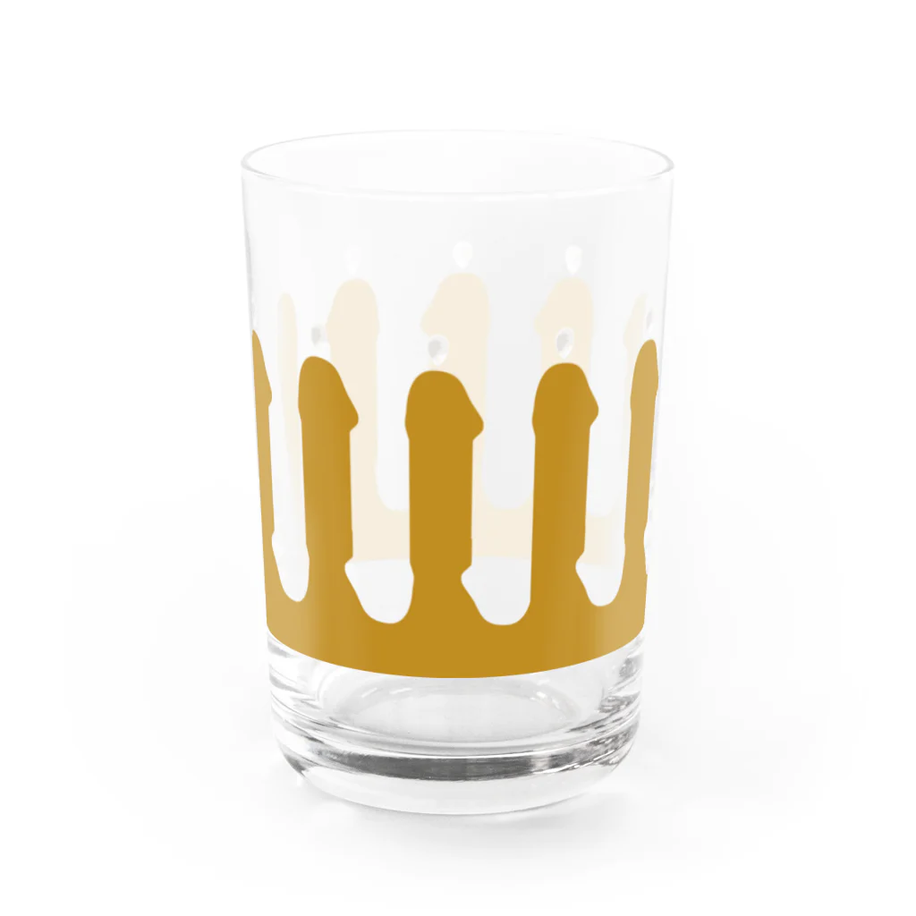 kumakumaのちんちん冠 Water Glass :left