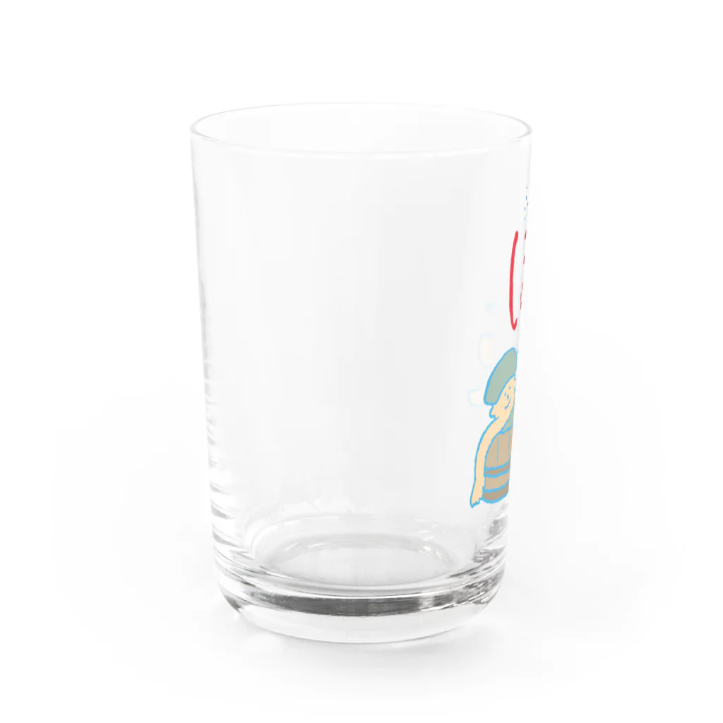 こめちゃん商店のほほほ湯　ほの字 Water Glass :left