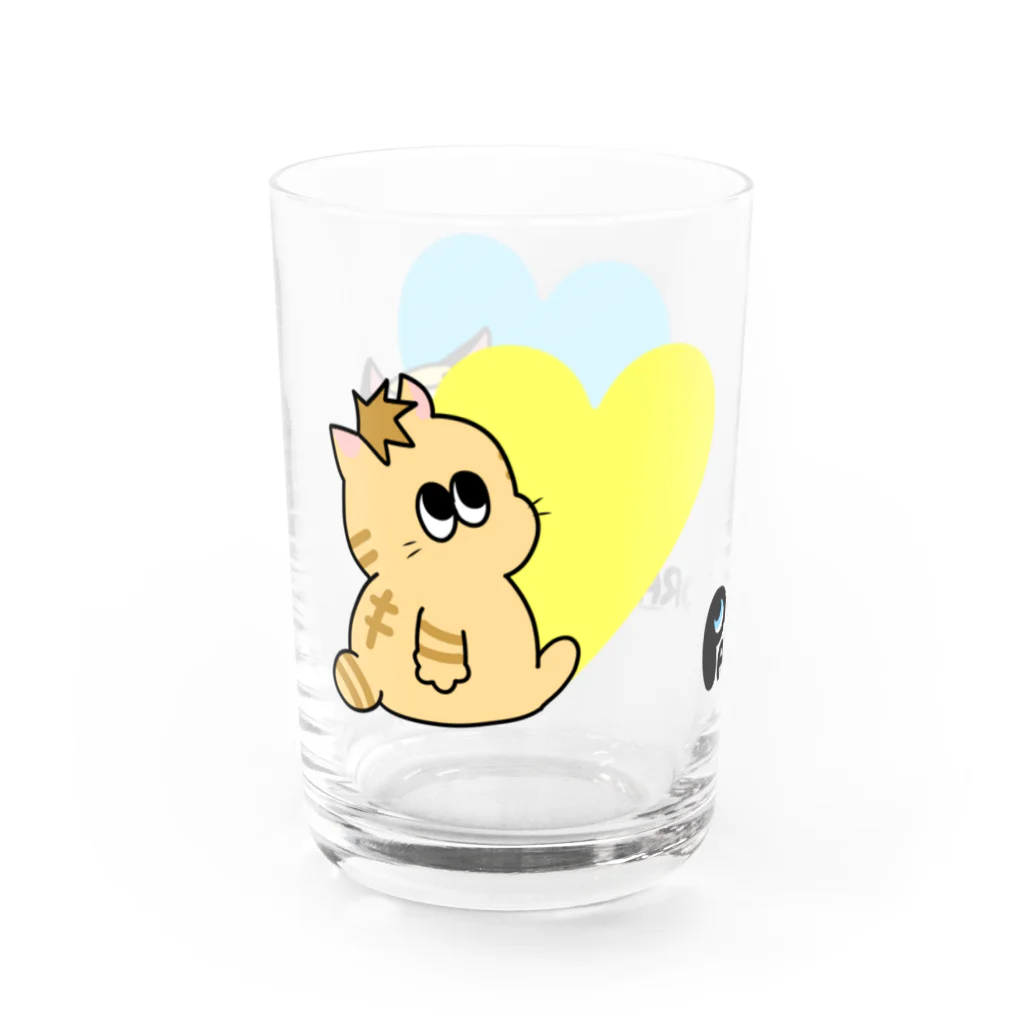 カナリヤのパンドラとベスケ Water Glass :left