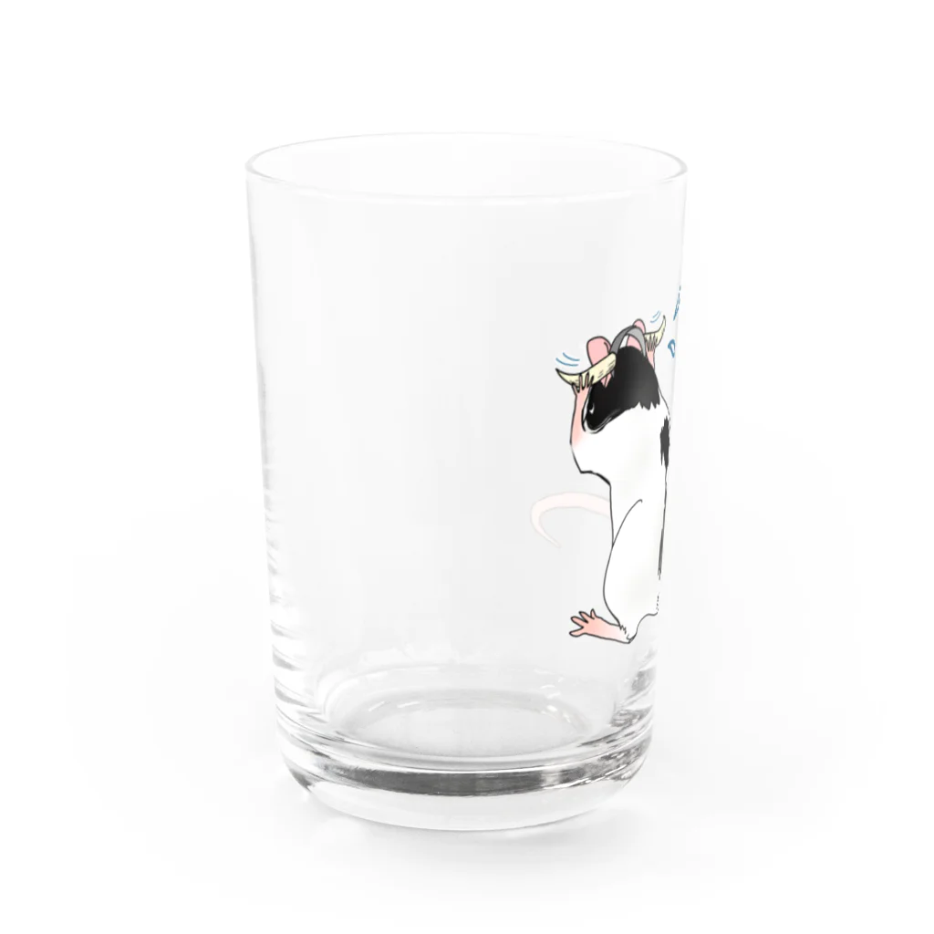 ねこ探知機の往生際のわるいネズミ Water Glass :left