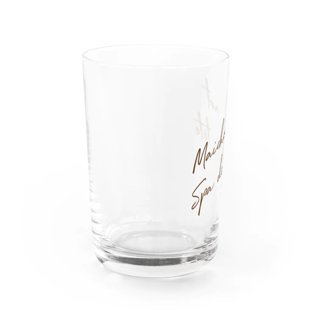 Toshiyuki Maedaのスクリプトメッセージ Water Glass :left