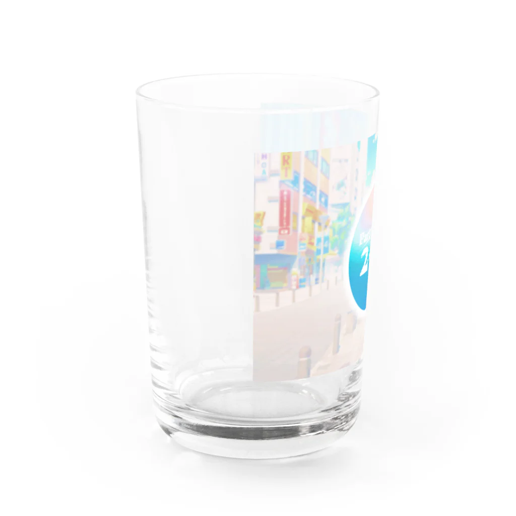 Party!Party!2×3【公式】の背景付き公式ロゴグラス Water Glass :left