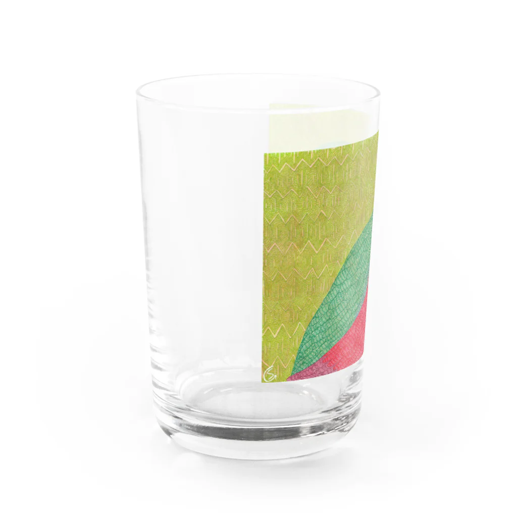 HOLMのアカハラウロコインコ Water Glass :left