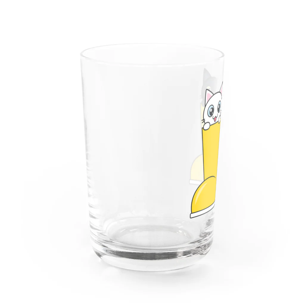 アクセルスタイルの可愛い長靴ねこ Water Glass :left