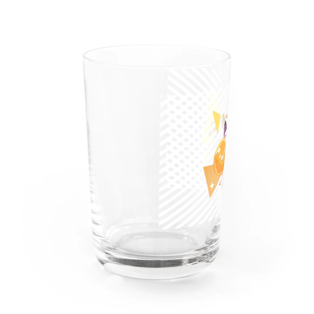 柊月イナヅマのおれんじりおん Water Glass :left