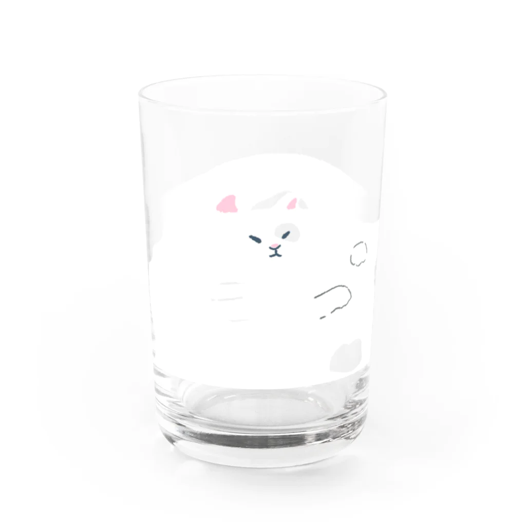 8m【アトリエvesii】の猫は液体 グラス左面