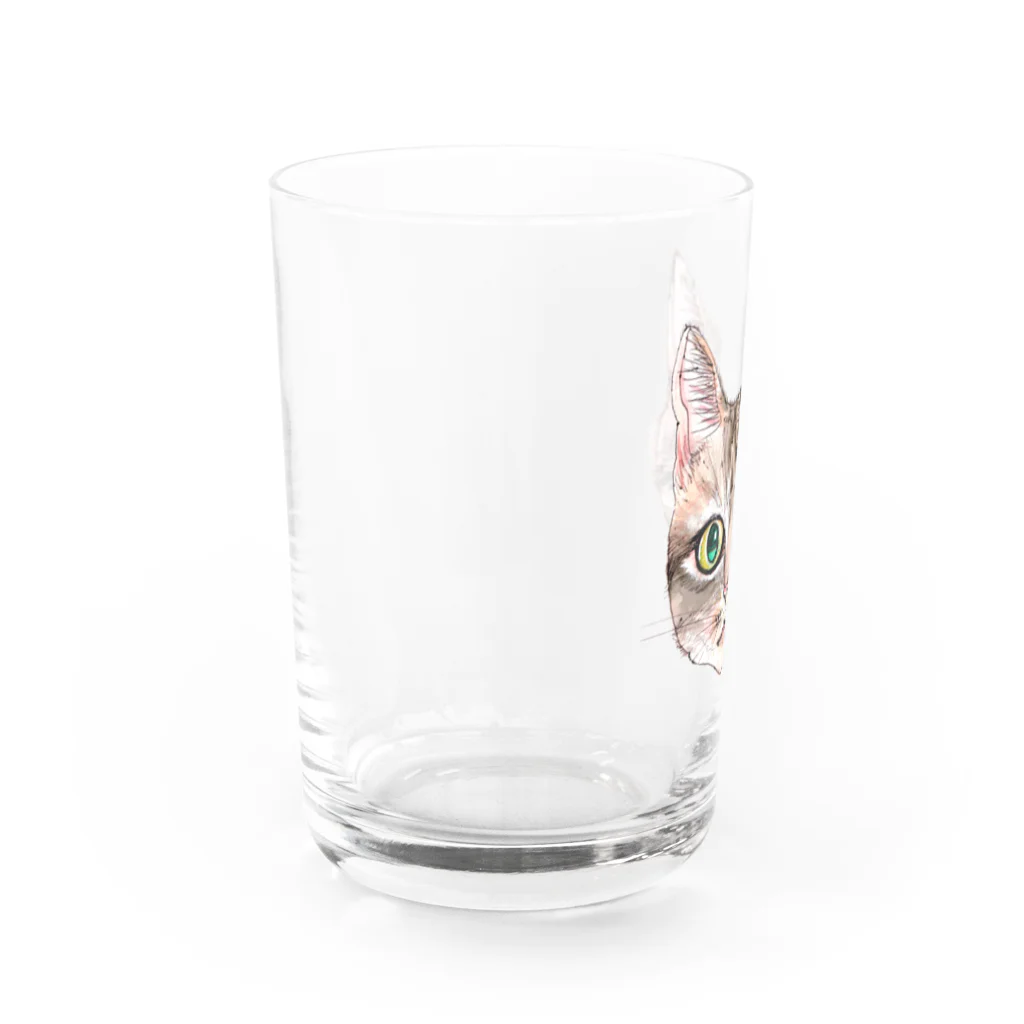 megumiillustrationのtommy Water Glass :left