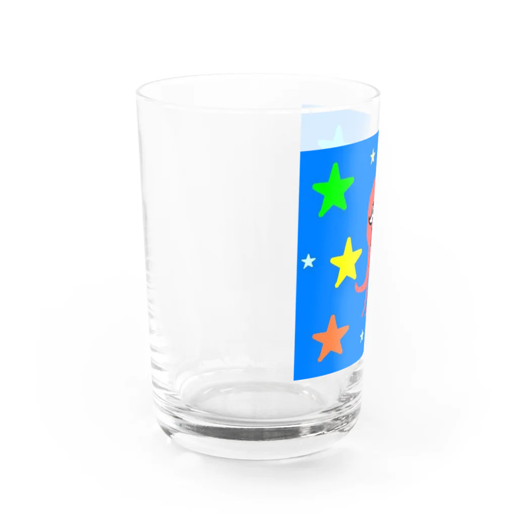 ブティック☆ンボのタコっていうか宇宙人的なテキーラ Water Glass :left