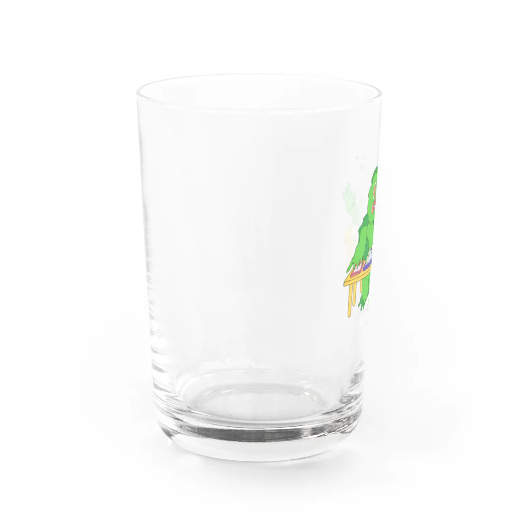 Mirai Gotoのdepressed yeti (brain freeze) Water Glass :left